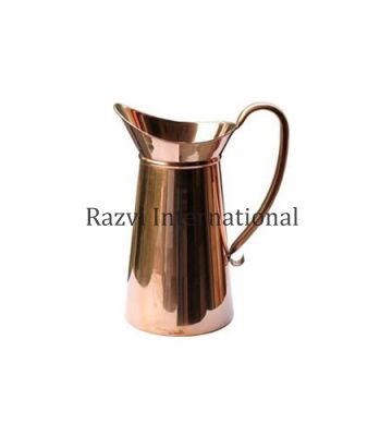 COPPER PITCHER
Item Code: SR 1010
Finish: Polished
Material: Copper
Keywords: COPPER PITCHER