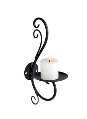 WALL CANDLE HOLDER
Item Code: A 1966
Finish: Black
Material: Iron
Keywords: WALL CANDLE HOLDER