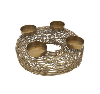NEST CANDLE HOLDER
Item Code: A 1991
Finish: Brass
Material: Iron
Keywords: NEST CANDLE HOLDER