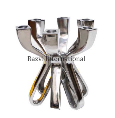 SIX CANDLES HOLDER
Item Code: A 1367
Finish: Nickel
Material: Polished
Keywords: масляные лампы