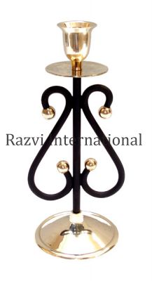 CANDLE STAND
Item Code: A 1368
Finish: Polished & Antique
Material: Brass 
Keywords: масляные лампы