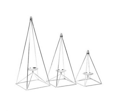 STEEL CANDLE HOLDER
Item Code: A 1967-A,B,C
Finish: Nickel
Material: Steel
Keywords: STEEL CANDLE HOLDER