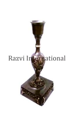 ANTIQUE CANDLE STAND
Item Code: A 429
Finish: Antique
Material: Brass
Keywords: ANTIQUE CANDLE STAND