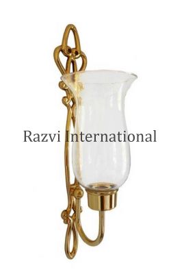 WALL CANDLE HOLDER
Item Code: A 456
Finish: Polished
Material: Brass & Glass
Keywords: svietnik a svietnik