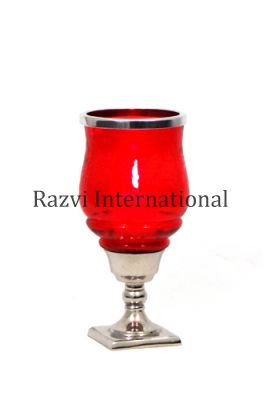 SMALL SQUARE CANDLE HOLDER-2
Item Code: A 625-2
Finish: Nickel & Red Glass
Material: Aluminium & Glass
Keywords: UTTAR PRADESH