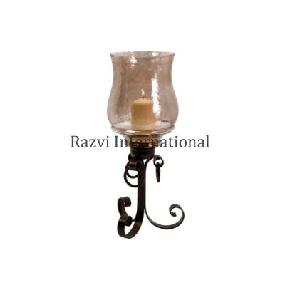 HURRICANE CANDLE HOLDER
Item Code: A 657
Finish: Powder Coating & Luster Glass
Material: Iron & Glass
Keywords: HURRICANE CANDLE HOLDER