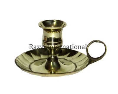 BRASS CANDLE HOLDER 
Item Code: A 861
Finish: Polished
Material: Brass
Keywords: OMAN
