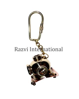 DIVING HELMET KEYCHAIN 
Item Code: A 1002
Finish: Polished
Material: Brass
Keywords: DIVING HELMET KEYCHAIN