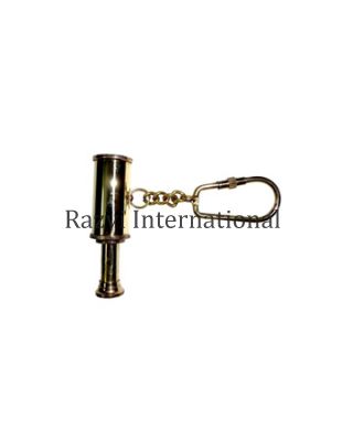 MINI TELESCOPE KEY RING 
Item Code: A 1006
Finish: Polished
Material: Brass
Keywords: MINI TELESCOPE KEY RING