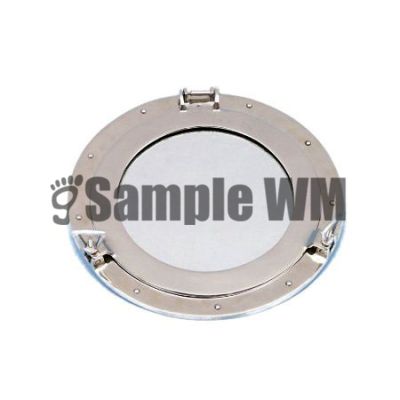 SILVER PORTHOLE MIRROR
Item Code: A 1027
Finish: Nickel
Material: Brass & Glass
Keywords: SILVER PORTHOLE MIRROR