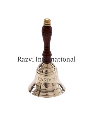 HAND BELL
Item Code: A 1340
Finish: Nickel
Material: Brass & Wood
Keywords: HAND BELL