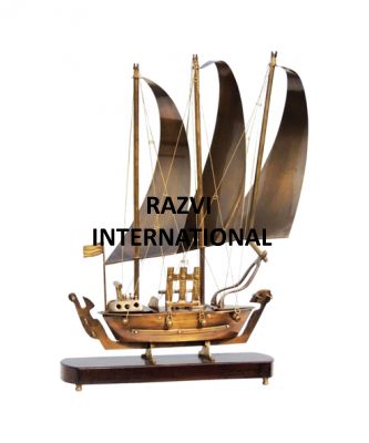 MODEL BOAT
Item Code: A 1769
Finish: Antique
Material: Brass & Wood
Keywords: MODEL BOAT