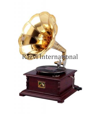 REAL POLISHED GRAMOPHONE
Item Code: A 901-1
Finish: Polished
Material: Brass & Wood
Keywords: REAL POLISHED GRAMOPHONE