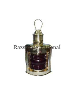 CORNER SHIP LANTERN
Item Code: A 913
Finish: Polished
Material: Brass & Glass
Keywords: CORNER SHIP LANTERN