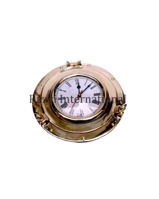PORTHOLE CLOCK
Item Code: A 986
Finish: Polished
Material: Brass & Glass
Keywords: PORTHOLE CLOCK