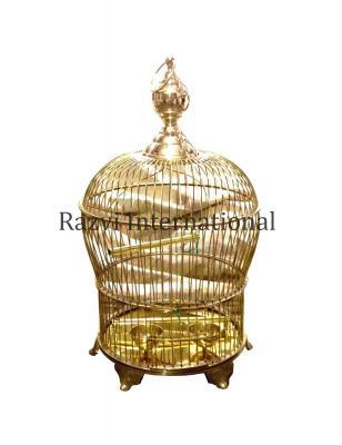 LARGE BIRD CAGE
Item Code: A 01-G
Finish: Polished
Material: Brass
Keywords: 笼