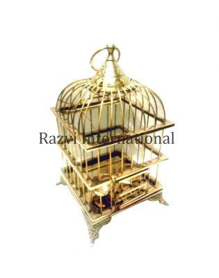 SQUARE BIRD CAGE
Item Code: A 04-A
Finish: Polished
Material: Brass
Keywords: SQUARE BIRD CAGE