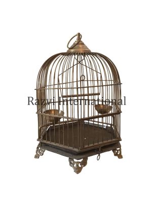 HEXAGON BIRD CAGE
Item Code: A 06
Finish: Antique
Material: Brass
Keywords: cage à oiseaux décorative