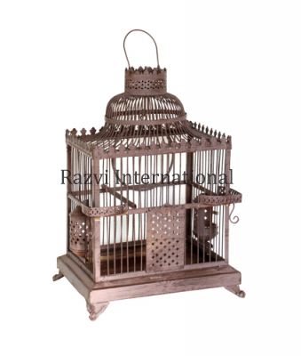 MAGNIFICENT RUSTIC BIRD CAGE
Item Code: A 126
Finish: Rustic
Material: Iron
Keywords: MAGNIFICENT RUSTIC BIRD CAGE