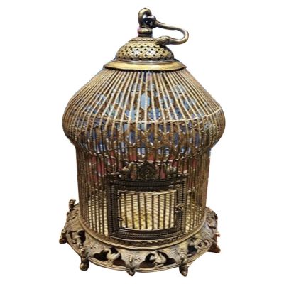 ANTIQUE BRASS BIRD CAGE
Item Code: A 2023
Finish: Polished
Material: Antique
Keywords: ANTIQUE BRASS BIRD CAGE