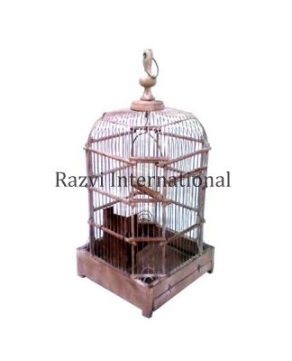 RUSTIC BIRD CAGE
Item Code: A 227
Finish: Rustic
Material: Iron & Wood
Keywords: RUSTIC BIRD CAGE