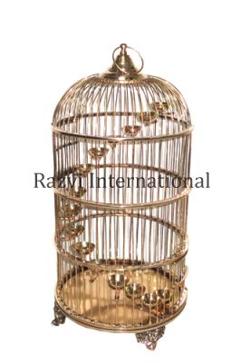 T-LIGHTS BIRD CAGE
Item Code: A 464
Finish: Polished
Material: Brass
Keywords: T-LIGHTS BIRD CAGE