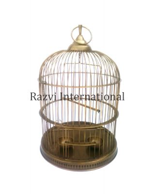 ANTIQUE BRASS BIRD CAGE 
Item Code: A 47
Finish: Antique
Material: Brass
Keywords: ANTIQUE BRASS BIRD CAGE