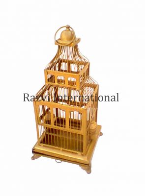 SQUARE BIRD CAGE
Item Code: A 535
Finish: Powder Coating
Material: Iron
Keywords: SQUARE BIRD CAGE
