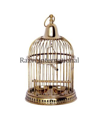 SMALL BIRD CAGE
Item Code: A 93-2
Finish: Polished
Material: Brass
Keywords: SMALL BIRD CAGE