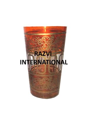 TUMBLER
Item Code: RP 1286
Finish: Orange & Gold 
Material: Glass
Keywords: TUMBLER