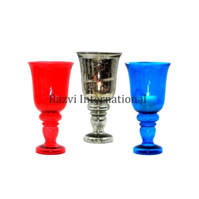 EVENT SUPPLY CANDLE STAND
Item Code: A 622
Finish: Red,Mercury Glass,Turquoise
Material: Glass
Keywords: EVENT SUPPLY CANDLE STAND