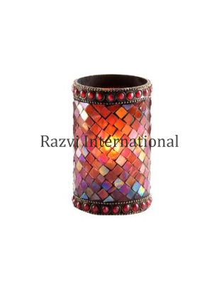 MOSAIC VOTIVE
Item Code: A 637
Finish: Multi Color
Material: Glass
Keywords: MOSAIC VOTIVE