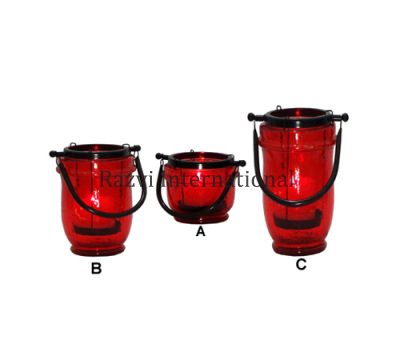 HURRICANE WITH HANDLE-2
Item Code: A 641-2
Finish: Red
Material: Iron & Glass
Keywords: HURRICANE WITH HANDLE-2