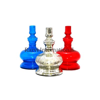 HOOKAH VASE
Item Code: A 660
Finish: Turquoise,Mercury Glass,Red
Material: Glass
Keywords: HOOKAH VASE
