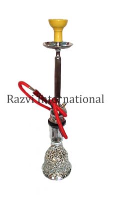 LONG HOOKAH
Item Code: RH 71
Finish: Nickel & Mirror Mosaic
Material: Glass & Iron
Keywords: LONG HOOKAH