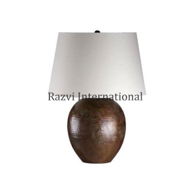 HAMMERED TABLE LAMP
Item Code: RH 189
Finish: Antique
Material: Iron & Fabric
Keywords: HAMMERED TABLE LAMP