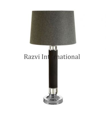 ROUND TABLE LAMP
Item Code: RH 200
Finish: Nickel & Black
Material: Aluminium & Fabric
Keywords: ROUND TABLE LAMP