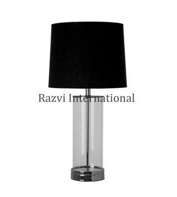 TABLE LAMP INDIA
Item Code: RH 205
Finish: Nickel 
Material: Aluminium,Glass & Fabric
Keywords: TABLE LAMP INDIA