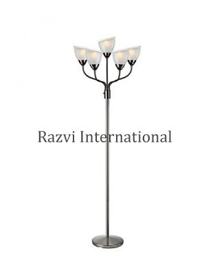 FIVE ARM FLOOR LAMP
Item Code: RH 210
Finish: Polished
Material: Stainless Steel & Glass
Keywords: FIVE ARM FLOOR LAMP