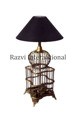 BIRD CAGE LAMP
Item Code: RH 240-A
Finish: Antique
Material: Brass & Fabric
Keywords: BIRD CAGE LAMP