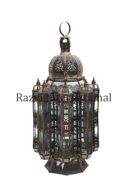 LARGE MOROCCAN LANTERN
Item Code: A 1145
Finish: Antique & Clear Glass
Material: Ion & Glass
Keywords: LARGE MOROCCAN LANTERN