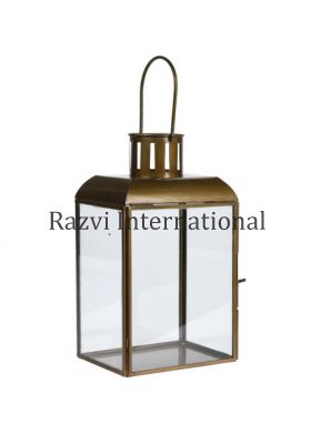 RECTANGULAR LANTERN
Item Code: A 1197
Finish: Brass Antique & Clear Glass
Material: Iron & Glass
Keywords: RECTANGULAR LANTERN