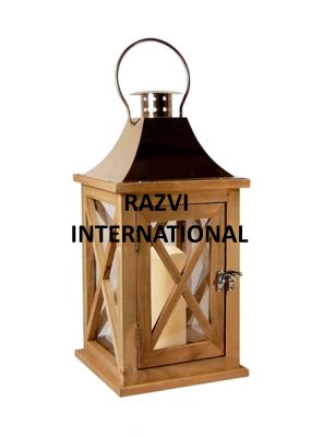 WOODEN LANTERN
Item Code: A 1655
Finish: Polished
Material: Steel & Wood
Keywords: WOODEN LANTERN