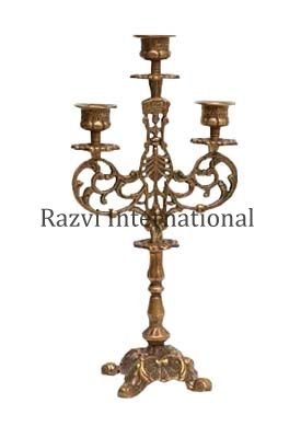 THREE ARM CANDELABRA
Item Code: A 803
Finish: Antique
Material: Brass
Keywords: THREE ARM CANDELABRA