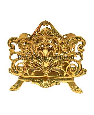 LETTER HOLDER
Item Code: SR 654
Finish: Polished
Material: Brass
Keywords: LETTER HOLDER
