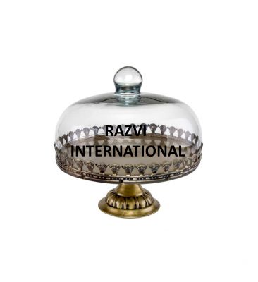 CAKE STAND WITH GLASS DOME
Item Code: SR SR 2221
Finish: Antique
Material: Brass & Glass
Keywords: CAKE STAND WITH GLASS DOME