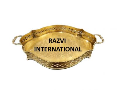 VICTORIAN TRAY
Item Code: SR 2501
Finish: Antique
Material: Brass
Keywords: VICTORIAN TRAY