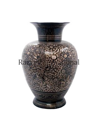 URN VASE
Item Code: A 1394
Finish: Black Antique & Engraved
Material: Brass
Keywords: KUWIAT