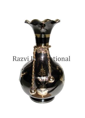 BIG TIE VASE 
Item Code: A 1397-C
Finish: Black Antique
Material: Brass
Keywords: BIG TIE VASE