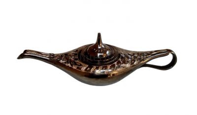 ALADDIN LAMP
Item Code: A 1402
Finish: Black Antique & Engraved
Material: Brass
Keywords: ALADDIN LAMP